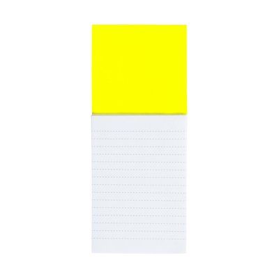 Bloc de notas magnético de colores 6 x 14,6 cm Amarillo