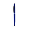 Bolígrafo en aluminio de colores con puntero y clip negro Azul