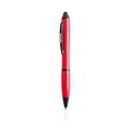 Bolígrafo en colores flúor con puntero y detalles en negro Rojo