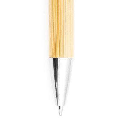 Bolígrafo Bambú con clip Aluminio y ABS