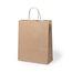 Bolsa de papel reciclable con asas cortas reforzadas Bolsa de papel reciclable 25 x 31cm