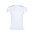 Camiseta adulto blanca transpirable textura algodón Blanco S