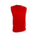 Camiseta Sin Mangas Transpirable 135g Rojo L