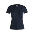 Camiseta Mujer Algodón 150g/m2 Marino Oscuro M