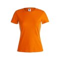 Camiseta Mujer Algodón 150g/m2 Naranja XL
