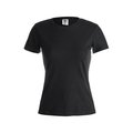 Camiseta Mujer Algodón 150g/m2 Negro M