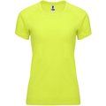 Camiseta Mujer Control Dry Entallada Amarillo Fluor 2XL