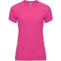 Camiseta Mujer Control Dry Entallada ROSA FLUOR S
