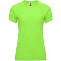 Camiseta Mujer Control Dry Entallada Verde Fluor XL