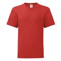Camiseta Niño Algodón Tacto Suave Rojo 3-4