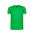 Camiseta técnica adulto de varios colores con diseño en espalda y mangas transpirable Verde XXL