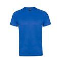 Camiseta técnica adulto de colores y tejido altamente transpirable  Azul XL