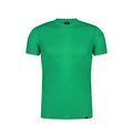 Camiseta técnica adulto ecológica de PET reciclado transpirable Verde S