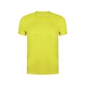 Camiseta técnica adulto transpirable de colores algunos fluorescentes Amarillo XL