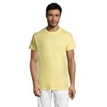 Camiseta Unisex Algodón 43 Colores Solo Personalizada Amarillo Pálido XL