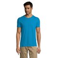 Camiseta Unisex Algodón 43 Colores Solo Personalizada Azul 3XL