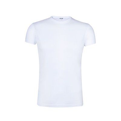 Camiseta adulto blanca transpirable textura algodón Blanco S