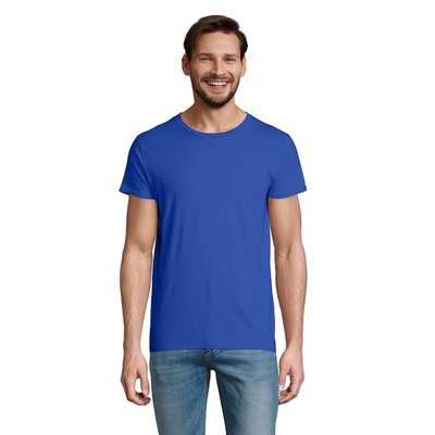 Camiseta Ajustada Hombre 150g Azul Royal XL
