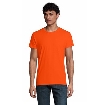 Camiseta Ajustada Hombre 175g Naranja XS