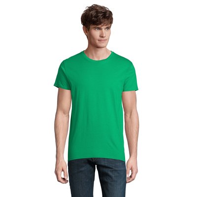 Camiseta Ajustada Hombre 175g Verde S