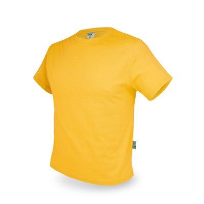 Camiseta Algodón 160g Tallas Niños y Adultos Amarillo 2-3