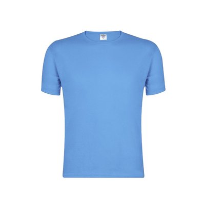 Camiseta Algodón Adulto Azul Claro L
