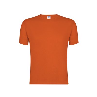 Camiseta Algodón Adulto Naranja S