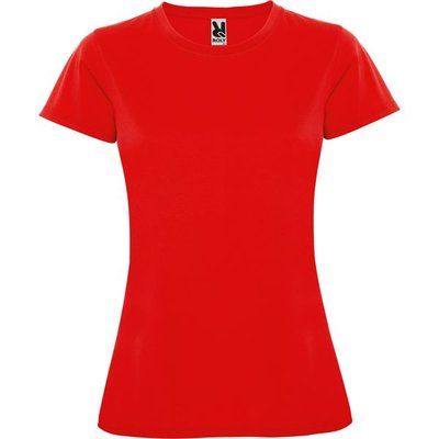 Camiseta Entallada Mujer Rojo M
