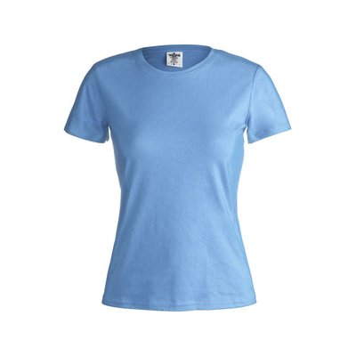 Camiseta Mujer Algodón 150g/m2 Azul Claro M