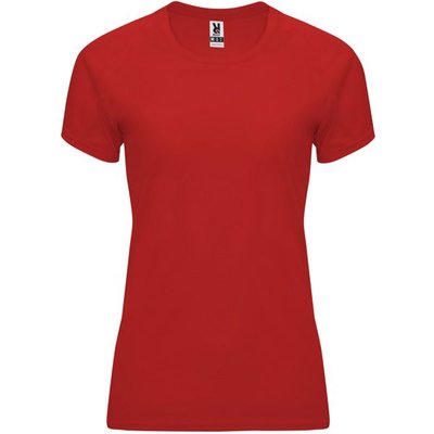 Camiseta Mujer Control Dry Entallada Rojo S