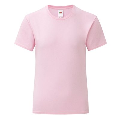Camiseta Niña 100% Algodón Rosa 7-8