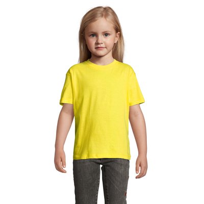 Camiseta Niño 150g Manga Corta Amarillo L