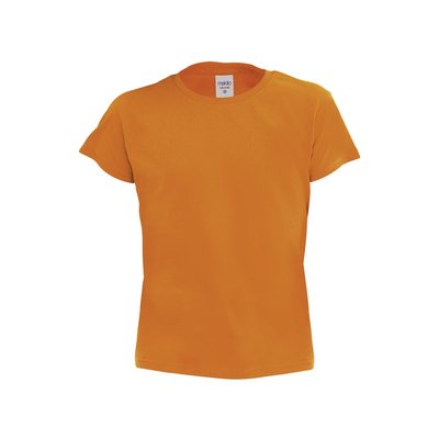 Camiseta Niño Algodón 4 a 12 Naranja 4-5