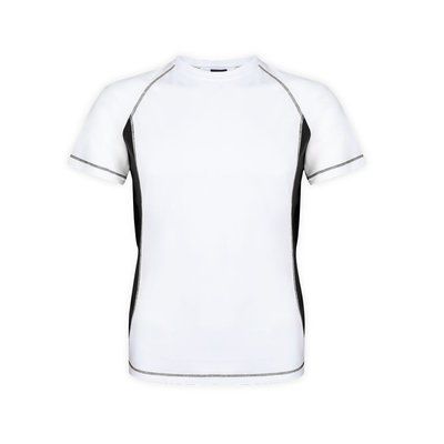 Camiseta técnica adulto bicolor transpirable Negro L