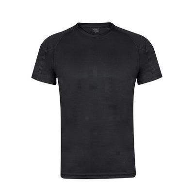 Camiseta técnica adulto de colores y tejido altamente transpirable  Negro L
