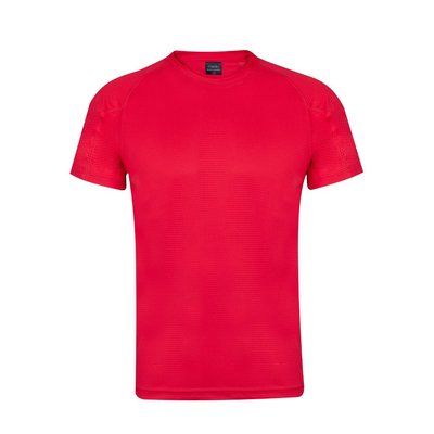 Camiseta técnica adulto de colores y tejido altamente transpirable  Rojo XL
