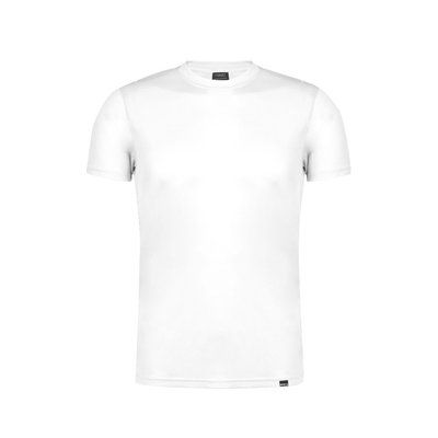 Camiseta técnica adulto ecológica de PET reciclado transpirable Blanco M