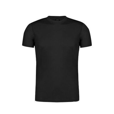 Camiseta técnica adulto ecológica de PET reciclado transpirable Negro L