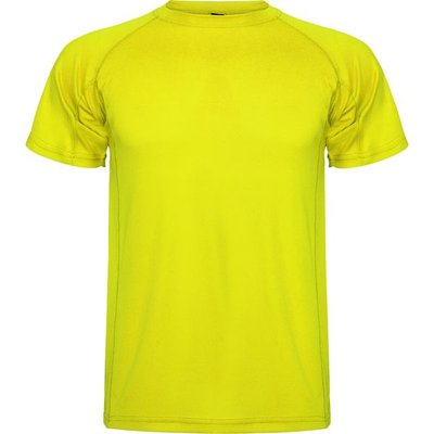 Camiseta Técnica de Colores Amarillo Fluor 16