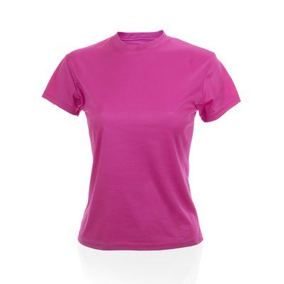 Camiseta técnica mujer transpirable en varios colores Fucsia XL