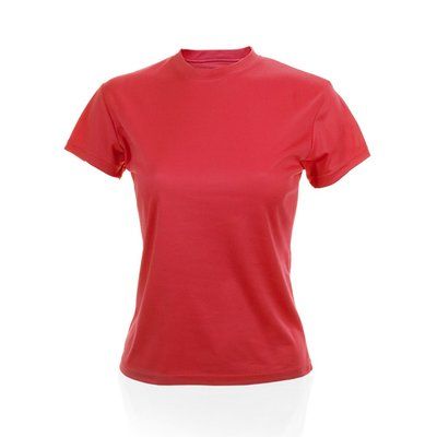 Camiseta técnica mujer transpirable en varios colores Rojo M