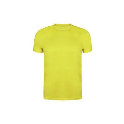 Camiseta técnica niña/niño buena transpiración varios colores Amarillo 10-12