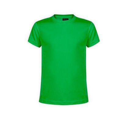 Camiseta técnica niño/niña variedad de colores con diseño en espalda y mangas Verde 6-8