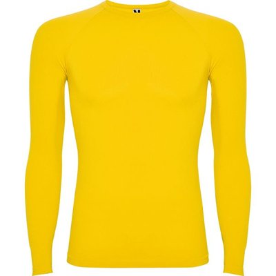 Camiseta Térmica Transpirable y Ligera Amarillo 4