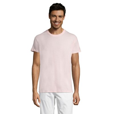 Camiseta Unisex Algodón 43 Colores Solo Personalizada Rosa XL