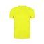 Camiseta técnica adulto transpirable de colores algunos fluorescentes Amarillo Fluor XL