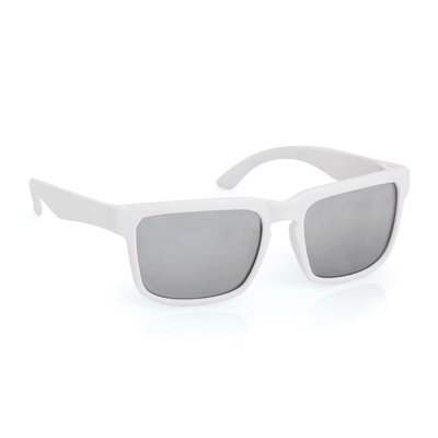 Gafas Sol Mate UV400 Lentes Espejadas Blanco