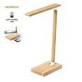 Lámpara 3 modos Cargador en Bambú 10W