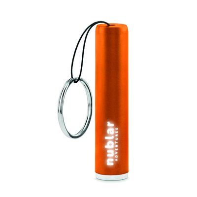 Linterna LED ilumina tu logo con grabado láser Naranja