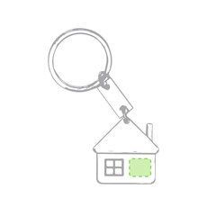 Llavero metálico para las llaves de casa | Junto a la ventana